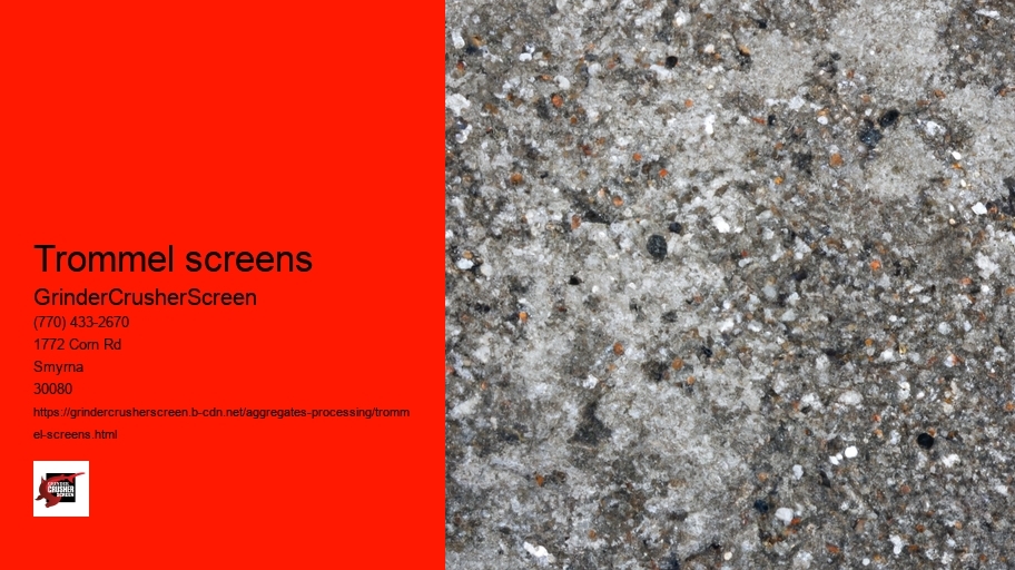 Trommel screens